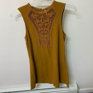 Free People Mustard Orange Casual Dress